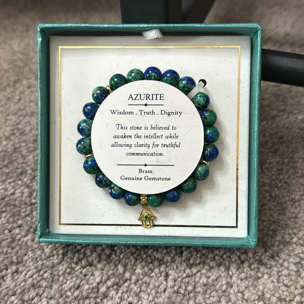 Shivam Azurite Gemstone Bracelet